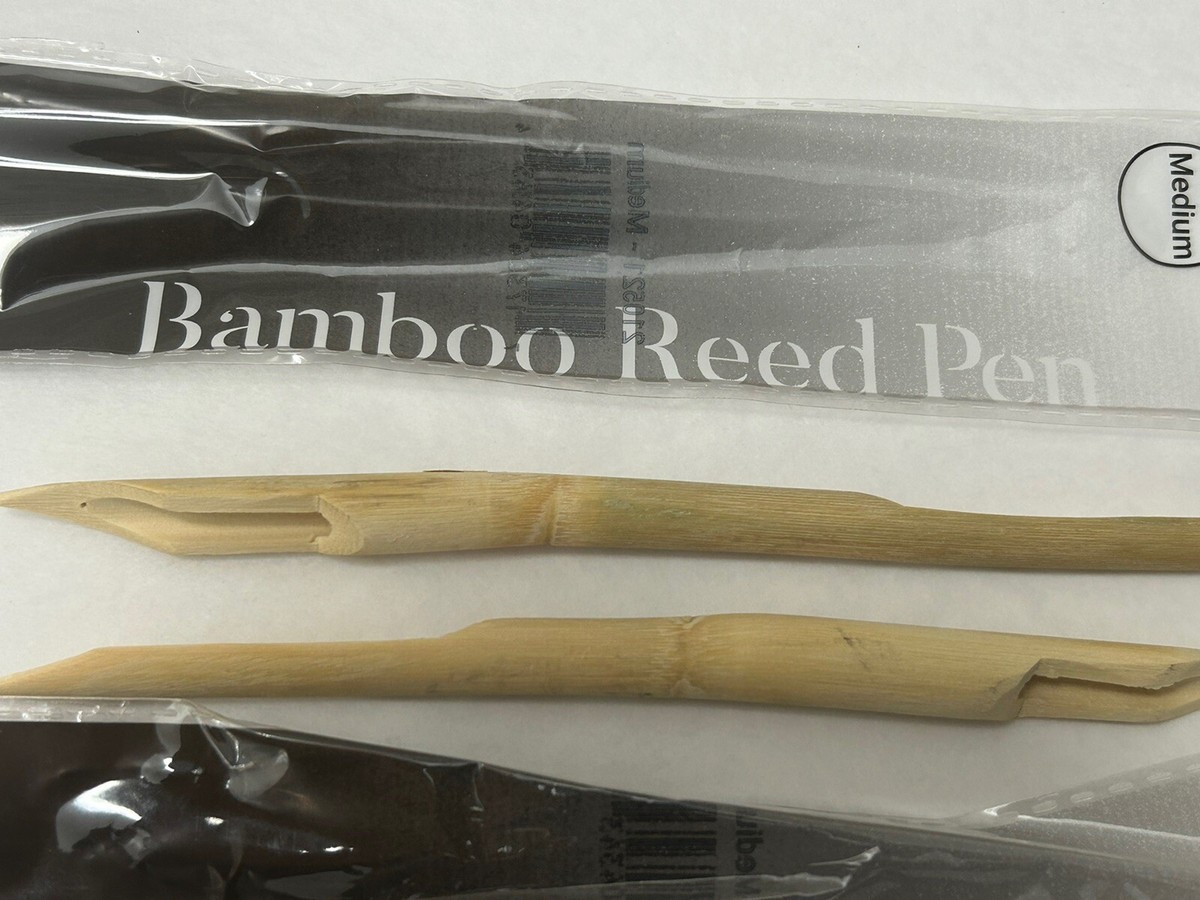 New Jack Richeson 2-PACK Bamboo Reed Pen MEDIUM 210521 (R16)