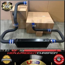 EG EK DC2 Integra Civic S/RS Flange Intercooler Piping Kit Black/Blue Silicone