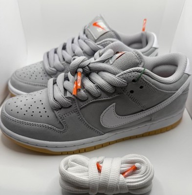 NIKE SB DUNK LOW PRO ISO Orange Label Wolf Grey Gum size 5 DV5464 001