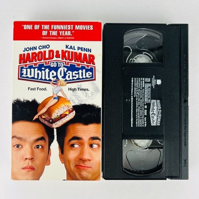 Harold & Kumar Go to White Castle VHS Video Tape John Cho Kal Penn Neil Patrick
