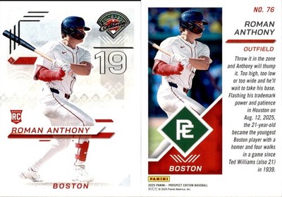 2025 Panini Prospect Edition BASE You Pick Complete Your Set