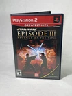 Star Wars Episode III 3: Revenge of the Sith PS2 Greatest Hits CIB *TESTED*