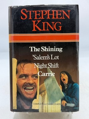 Stephen King Collection The Shining 'Salem's Lot Night Shift Carrie 1981 HC DJ