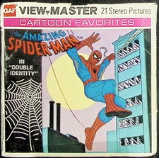 The Amazing Spider-Man In Double Identity 3d View-Master 3 Reel Packet - Marvel