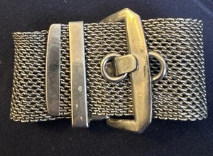 Silver Belt Bracelet | eBay