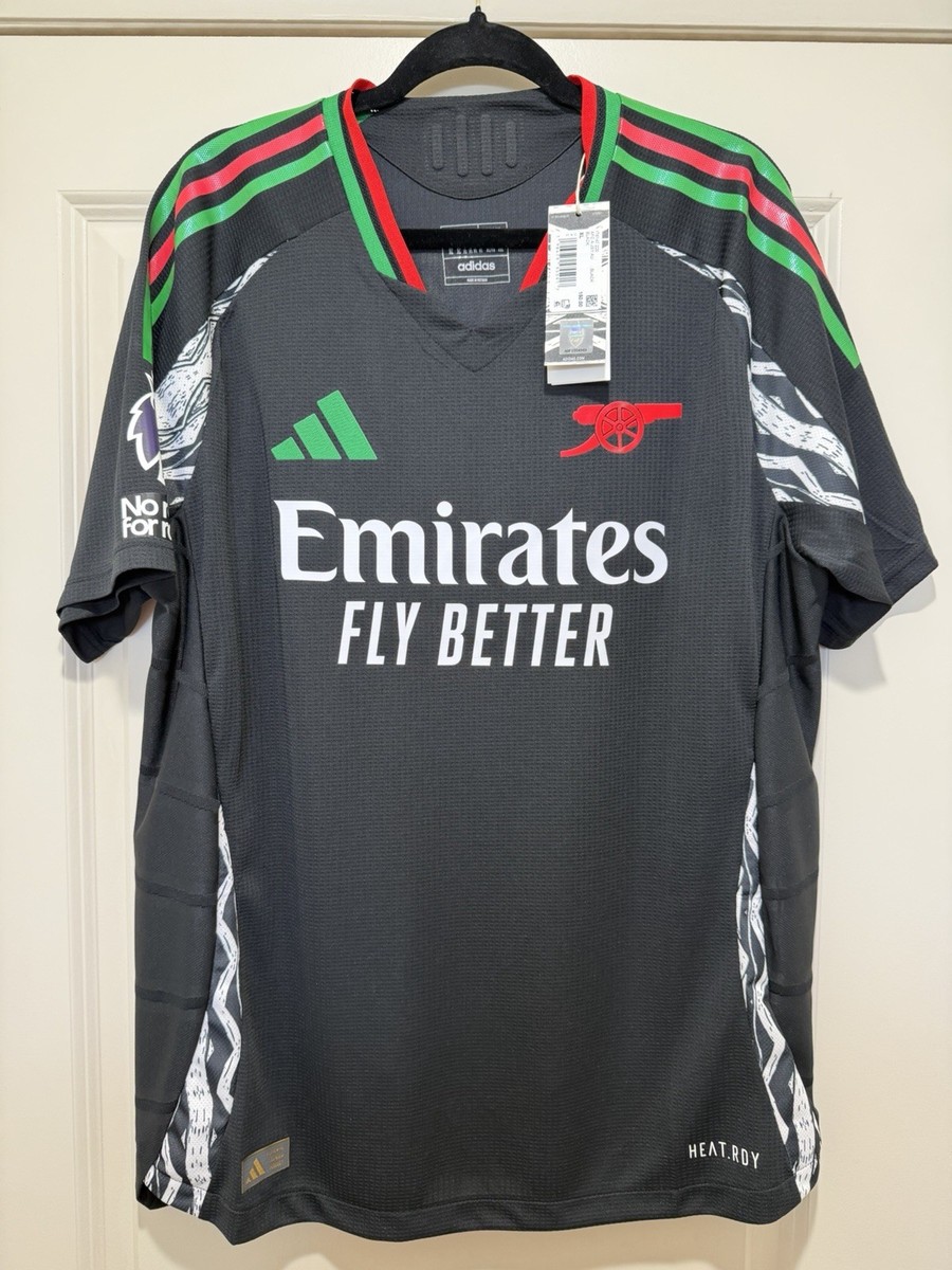 Saka #7 Men's EXTRA LARGE Adidas Arsenal Gunners Authentic Away