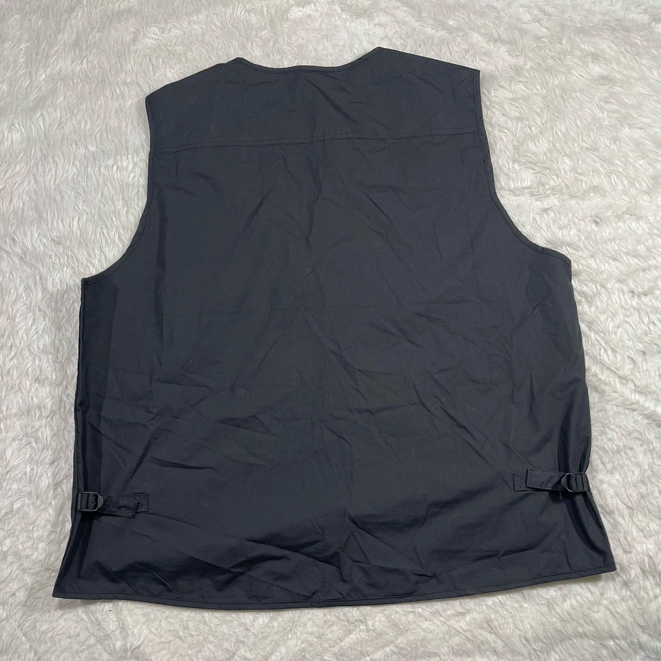 OU YA WOLF Mens Vest 3XL Cargo Black Outdoor Fishing Utility Hunting M2Y - Image 4 of 4