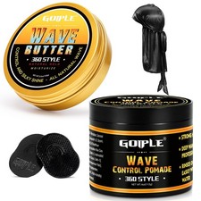 Wave Butter 360 Wave Grease for Men, Wave Pomade for Layered Waves, Moisture,