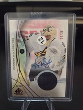 2024-25 SP Game Used - Connor Hellebuyck /35 Red Autograph Jersey Patch