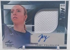 TOBY FOURNIER 2024 LEAF GO BIG OR GO HOME BLUE JUMBO RELIC #20/35 AUTOGRAPH
