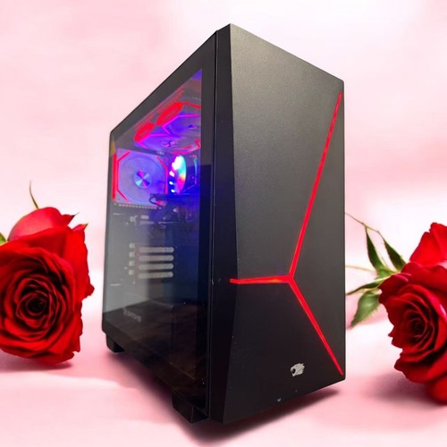 iBuyPower Desktop ARGB Lighting i7 32GB RAM 2TB SSD NVIDIA GT730 Win11 Gaming PC - Picture 2 of 12