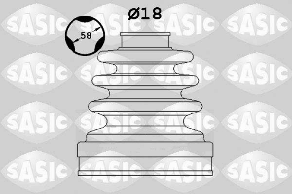 Sasic 1906168 Faltenbalgsatz FüR Antriebswelle Achsmanschette Set Satz-image