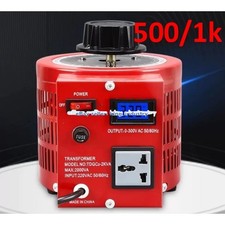 220V Single-phase Adjustable Transformer 0-300V,500W/1kw Voltage Regulator