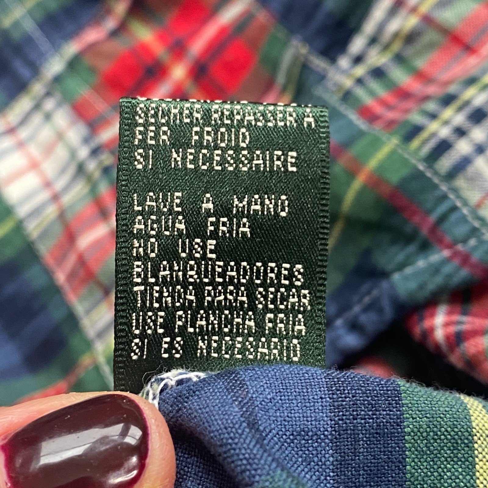 Ralph Lauren Women's Patchwork Button Up Madras P… - image 8