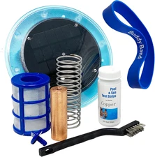 Original Solar Pool Ionizer Floating Cleaner Chlorine Saver for Pools 35,000 Gal