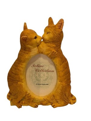 Vintage 2001 ''Feline Collection'' 3D Cat Photo Frame