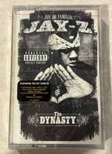 JAY-Z THE DYNASTY-RARE-OOP-NEW SEALED-OG-PLASTIC RIPPED-HYPE STICKER