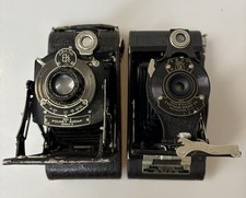 Antique Kodak No. 1 Series II Pocket Folding Camera Bundle - SOLD AS IS UNTESTED