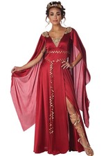 Roman Women Goddess Costume Medieval Greek Dress Halloween 5021-124
