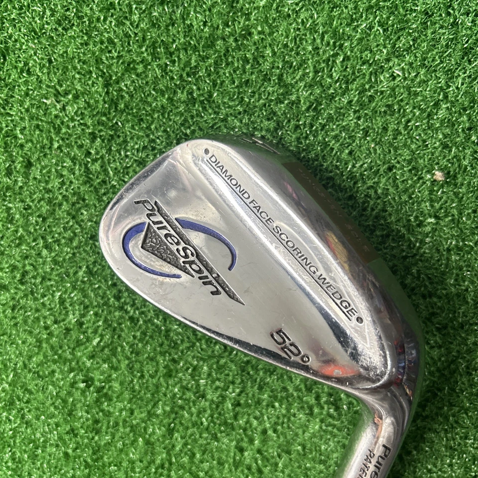 "Suela de tungsteno cara diamante giro puro 52 grados A cuña eje de acero diestro 35"" club" Foto 2 de 4