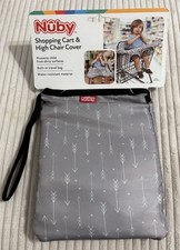 Nuby 2-in-1 Shopping Cart  High Chair Cover, NWT