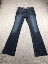 Ariat REAL Jeans Womens 29 30x34 Dark Wash Mid Rise Boot Western Cowgirl Rodeo