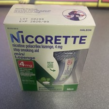 Nicorette 4mg Nicotine Mini Lozenge - Mint, Pack of 81