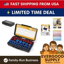 52-Piece Thread Checker Set: Detachable Gauges for Quick Size Identification