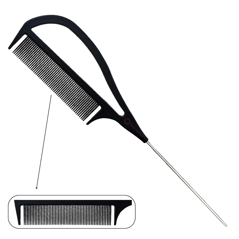 Elegante peine resistente al calor y a productos químicos para resaltar y burlas profesionales Foto 3 de 4