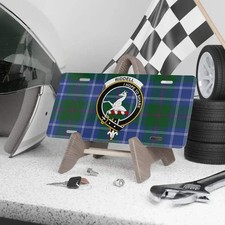 Clan Riddell Crest Scottish Tartan Novelty License Plate