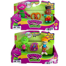 NEW Fisher-Price Barney's World CN max Figures - Barney, Baby Bop  DS 