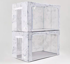 Periea Set of 2 Jumbo Collapsible Storage Box...