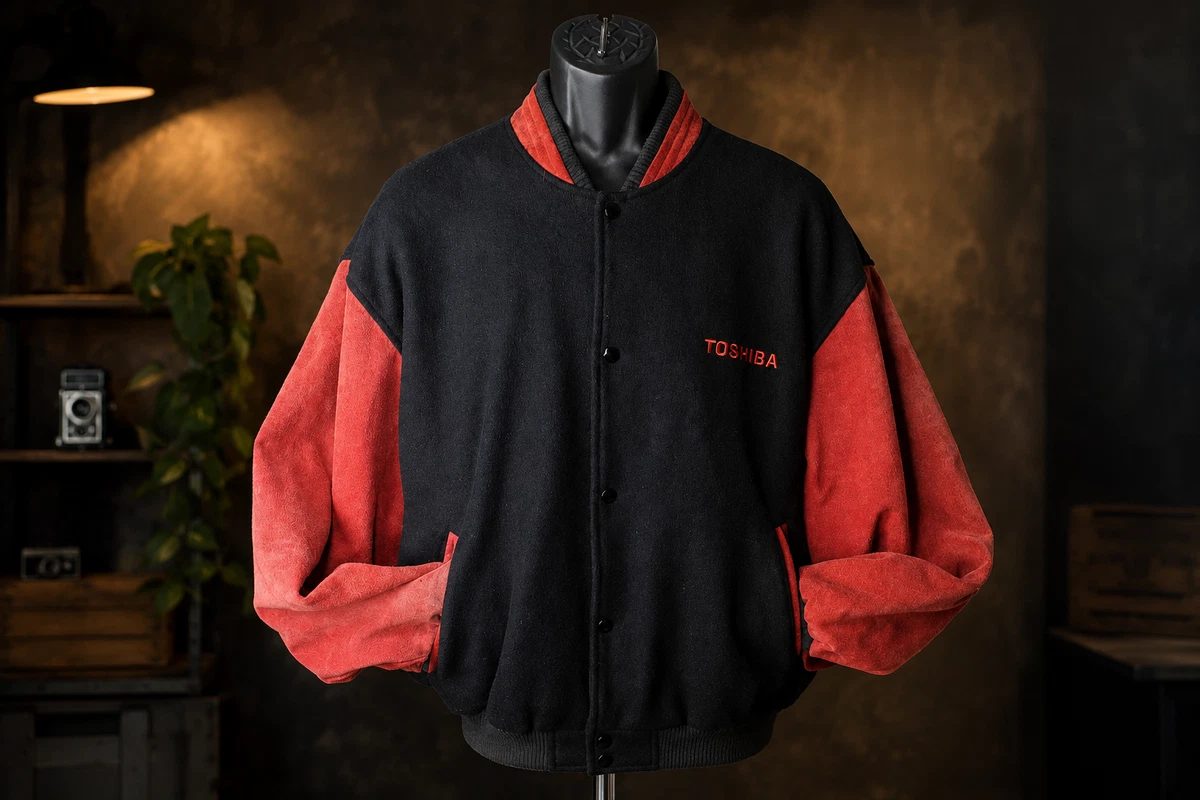Suede Outer Shell Coats, Jackets & Vests Varsity Jacket for Men
