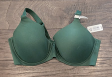 Aerie Smoothez Full Coverage Underwire Lightly Lined Green Bra 38D NEW NWT