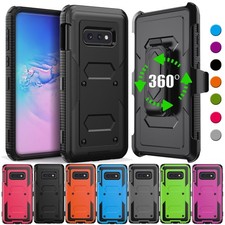 For Samsung Galaxy S10/S10e/S10 Plus Phone Case Cover Shockproof / Holster Clip