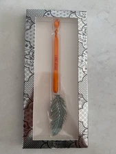 2025 Taylor Swift The Life Of A Showgirl Feather Ornament Rhinestone NEW IN HAND