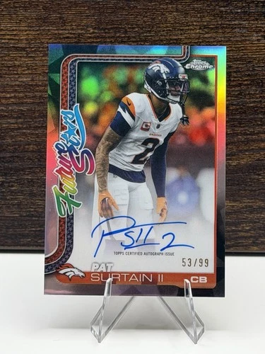 2025 Topps Chrome Pat Surtain II Future Stars Autographs (RAW)