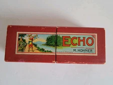 Vintage M. Hohner Echo Harmonica "G" Replacement Box Only