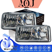 Pair Fits Chevrolet Silverado 1500 2007-2015 Led Front Bumper Fog Lights Lamp