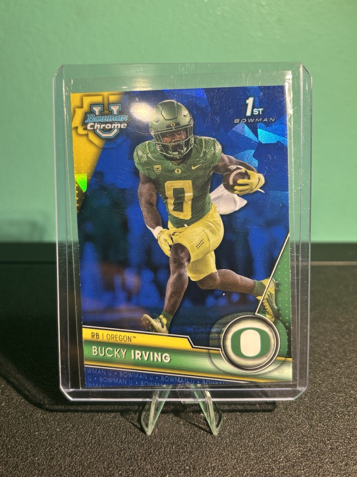 2023 Bowman University Chrome Sapphire Edition Bucky Irving #153 (RC)