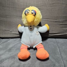 Tommee Tippee Playskool PJ Sesame Street Big Bird Baby Blue Yellow Plush 1985