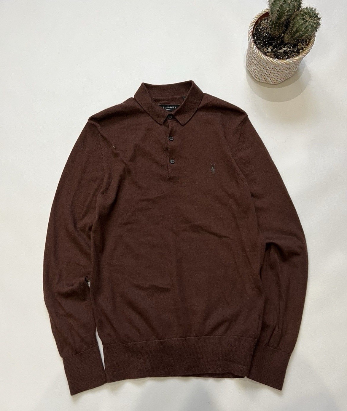 Allsaints Cherry Polo Shirt Basic Small - image 6