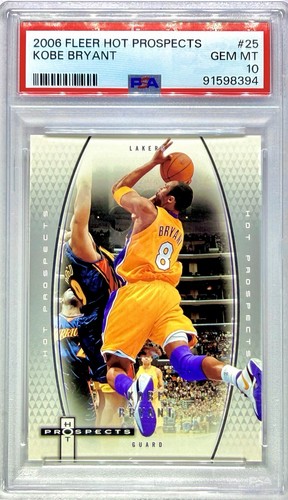 Kobe Bryant #25 2006 Fleer Hot Prospects PSA 10 Lakers