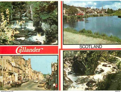 AK - Schottland - Callander - Multiviews - Bracklinn Falls River Teith Mai