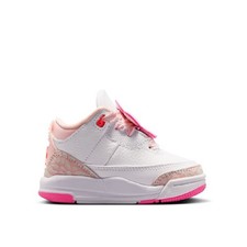 Toddler's Jordan 3 Retro 'Spring Flowers' Pink/Hyper Orange II0598 600