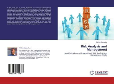 Risk Analysis and Management Mehran Zeynalian