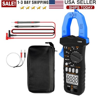 HoldPeak Digital Clamp Multimeter TRMS 6000 Counts AC DC Voltage Current Meter