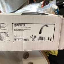Delta Electronic Bathroom Faucet Single Hole Chrome TRIM 590T0158TR S3 350