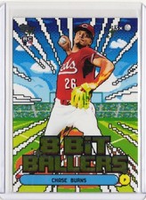 2026 Topps Series 1 Celebration Chase Burns RC 8 Bit Ballers #8B-3 Reds