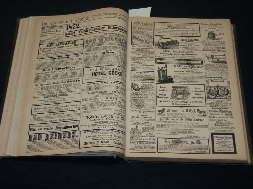 1872 KLADDERDATSCH ILLUSTRATED MAGAZINE BOUND VOLUME - GERMAN - KD 4349 Foto 4 de 4